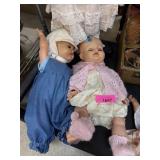 2PC VINTAGE BBY DOLLS