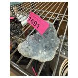 CELESTITE CRYSTAL GEODE SECTION