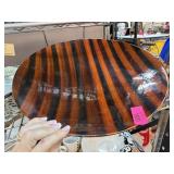 VINTAGE LACQUER WOOD BOWL