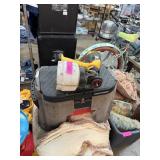 WAGNER PAINT SPRAYER & TOOLBOX W TOOLS