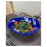 LARGE ART GLASS CENTERPIECE