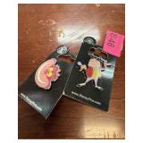 2PC DISNEY PINS TOAD & CHESHIRE CAT