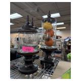 3PC MATCH DECORATIVE CANISTERS / DECOR JARS