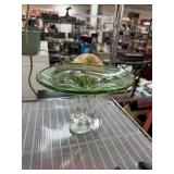 ART GLASS COMPOTE