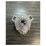 JUDITH RIPKA STERLING SILVER TOPAZ PENDANT