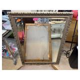 LARGE FRAMED WALL MIRROR