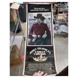 VTG ORIG JOHN TRAVOLTA URBAN COWBOY MOVIE POSTER