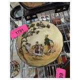 ANTIQUE ROYAL DOULTON BOWL THE GLEANERS