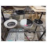 LOT OF MIXED DISHES CRYSTAL PIECES