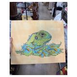 ORIGINAL PAINTING ON BOARD SEKS DALLAS GRAFFITI