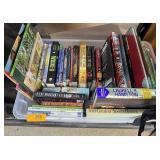 LARGE BIN OF BOOKS