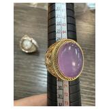 CHINESE PURPLE JADE RING