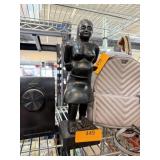 CARVED WOOD FERTILITY SCULPTURE REPAIRED