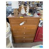 5PC UPRIGHT CHEST OF DRAWERS DRESSER