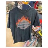 HARLEY DAVDISON T-SHIRT SZ L BARNETT EL PASO