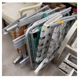 LOT OF VINTAGE FOLDING ALUMINUM CHAIRS NOTE