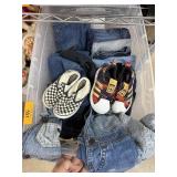 KIDS BIN OF CLOTHES /TODDLERS CLOTHES OSHGOSH VANS