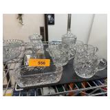 LOT OF MIXED CRYSTAL& GLASS