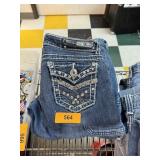 LOT JEANS CHIC PILCRO & THE LETTERPRESS SZ 27 MORE