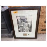 FRAMED GOLF PRINT 1942 MASTERS HOGAN & NELSON