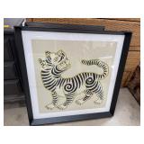 LARGE FRAMED TIGER
