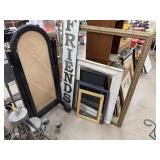 LOT OF MIXED FRAMES WALL DECOR
