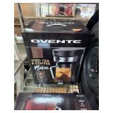 1 OVENTE ICE TEA COFFEE MAKER LOOKS NEW IN THE BOX