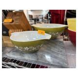 2PC PYREX SPRING BLOSSOM CINDERELLA BOWLS