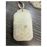 CHINESE CARVED JADE PENDANT