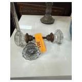 ANTIQUE DOORKNOB & 1 OTHER