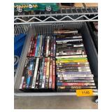 DVDs in Metal Basket
