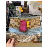 Coach Signature Canvas and Leather Tote