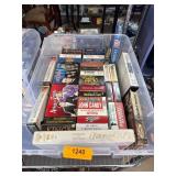 VHS Tapes Featuring Various Genres