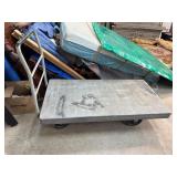 Rubbermaid Heavy-Duty Utility Cart with Handle