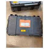 Heavy-Duty Tool Storage Box with Assorted Tools