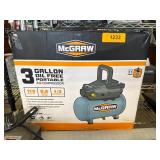 McGraw 3-Gallon Oil-Free Portable Air Compressor