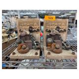 Baseball-Themed Wooden Bookends, 2-Piece Set