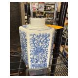 Blue and White Porcelain Vase with Chinese Marking