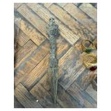 Metal Ritual Dagger with Ornate Detailing