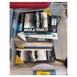 Chilton Auto Repair Manuals in Plastic Bin