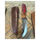 Custom Handcrafted Knife with Leather Sheath