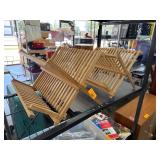 Collapsible Wooden Dish Drying Racks