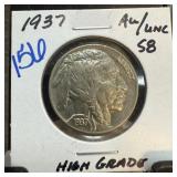 1937 BUFFALO NICKEL HIGH GRADE