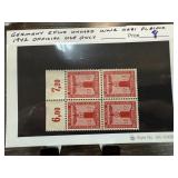 1942 GERMANY UNUSED WW2 NAZI PL BLOCK OFF USE