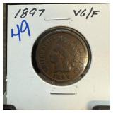 1897 INDIAN HEAD PENNY CENT