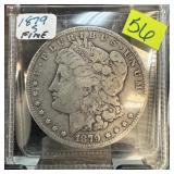 1879-S MORGAN SILVER DOLLAR