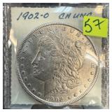 1902-O UNC MORGAN SILVER DOLLAR