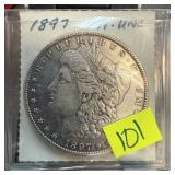 1897 MORGAN SILVER DOLLAR BETTER