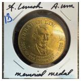 Abraham Lincoln Commemorative Medal