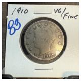 1910 LIBERTY V NICKEL